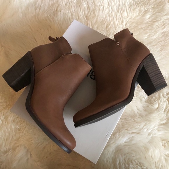 BP Jett Leather Ankle Bootie In Cognac 10 - Picture 6 of 12